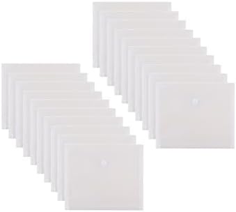 YESSART 8.5 X 11 Clear Letter Sized Plastic Envelopes Document - Want