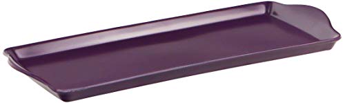 Reston Lloyd Tray Set, Plum Calypso Basics Rectangular And Tidbit Serving #TOP4