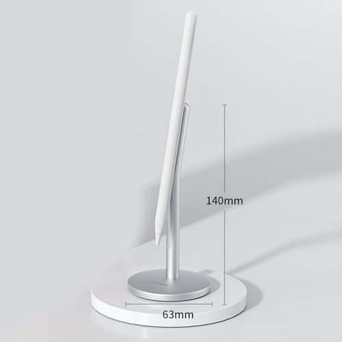 Soporte de aluminio para lápices capacitivos con base de silicona para mesas de estudio 3