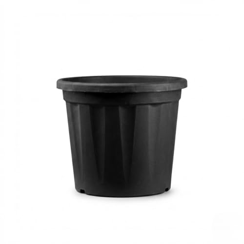 Image of 10 Inch Heavy Duty Plastic Planter | Grower Pot /Garden Pot for Home & Garden (Black) (Pack of 1)