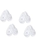 4 Pairs Replacement Nosepieces Nose Pads for Oakley Socket 5.5 OX3218/Socket 5.0 OX3217/Socket Ti OX5019/Steel Plate OX3222/Contrail OO4147 Eyeglasses
