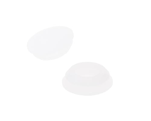 Image of ONLYKXY 10 Pcs Clear Silicone Round Snap in Type Locking Furniture Hole Plugs Button Protective Cover Cap Head,Universal (16mm /0.62inch)