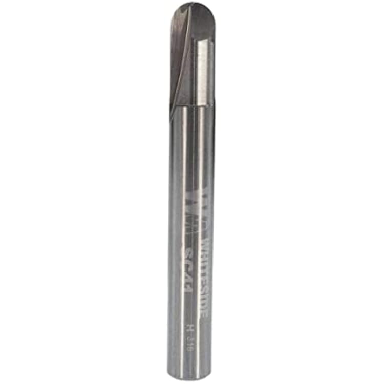 Whiteside Router Bits SC41 Round Bottom Veining Bit with Solid Carbide 1/8-Inch Radius and 1/4-Inch Cutting Diameter