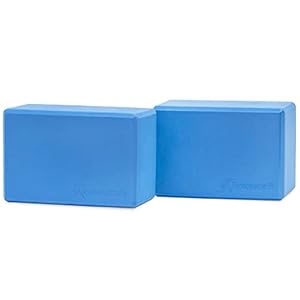 ProsourceFit Foam Yoga Blokken, Hoge Dichtheid EVA Yoga Bakstenen 4 “x 6″ x 9” (Set van 2)