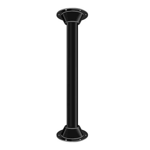 JYINCPED 27 RV Table Base Mount and RV Table Leg Camper Metal Surface Mount Bases and Legs Pedestal Flange Dinette Pole for Camper Trailer Motorhome