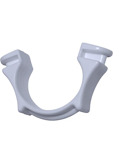 Raum² 10 Gardinenschienen-Endfeststeller, Kunststoff Stopper für eckige und runde Vorhangschienen, Weiß - 10, 100, 200, 400 Stück (10 Stück)