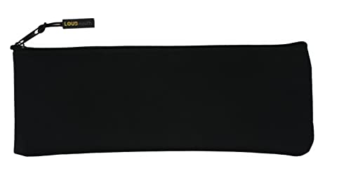 Loudmouth Long Zippered Pouch For Large Wireless Microphones | Mic Bag | 12.5" X 4" (1 Pack) #TOP2