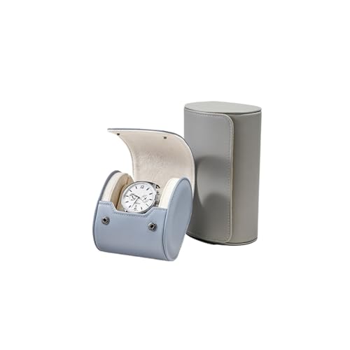 Boîte de rangement montre 2 fentes gris clair de qualité - 7