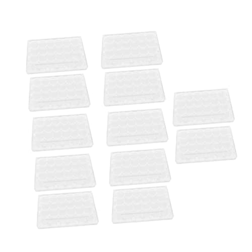 Operitacx Boîte De Rangement Œufs De Caille Transparent 12 Pièces En Pet Sécurisée Compacte Pour Transport Réfrigérateur Cuisine Sans Secousse