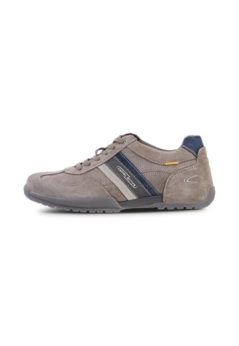 camel active Herren Low-Top Sneaker, Männer Halbschuhe,Wechselfußbett,Turnschuhe,Laufschuhe,schnürschuhe,schnürer,grau/Multi,45 EU