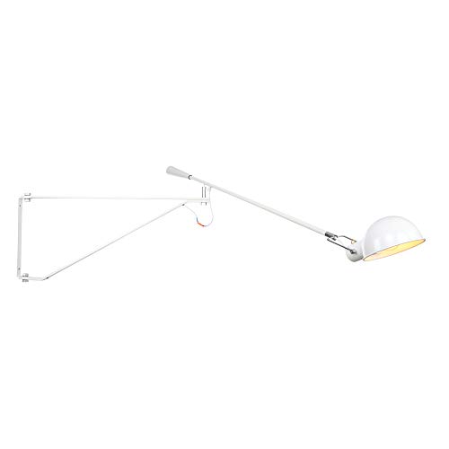 Lampada Da Parete A Braccio Oscillante Vintage - Applique Regolabile Industriale In Ferro Per Cucina, Ristorante E Soggiorno