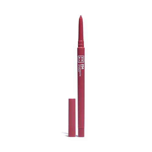 3INA MAKEUP - The Automatic Lip Pencil 254 - Rosa nude - Perfilador de Labios Rosa nude Retráctil - Delineador de Labios Waterproof - Delineador Efecto Voluminizador - Vegan - Cruelty Free