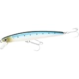 Premium Saltwater Fishing Lure: Expertly crafted at 5¼” (150mm) and weighing 1-1/4 oz (34g), this saltwater fishing lure delivers exceptional performance for surf fishing, perfectly diving and floating to depths of 1-2 ft (0.5m). Realistic Action: Th...