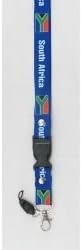 South Africa Blue Country Flag Lanyard Keychain Passholder ... 20 Inches Long ... New by SUPERDAVVES SUPERSTORE