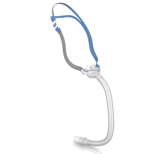 CPAP Nasal Mask Assembly Kit Compatible with ResMed Airfit P10 Including 1 PC P10 Nasal Pillow(M) 1 PC Frame 1 PC Headgear and 1 PC Short Tube Snug-fit CPAP Accessories Supplies by BlessEase