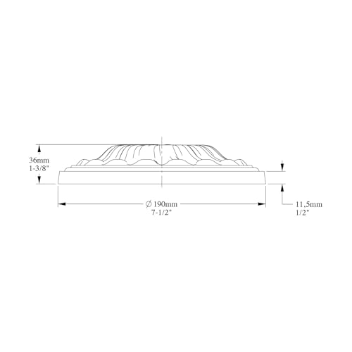 Image of Orac Decor | Ceiling Medallion | Primed White | 7-1 /2in Dia