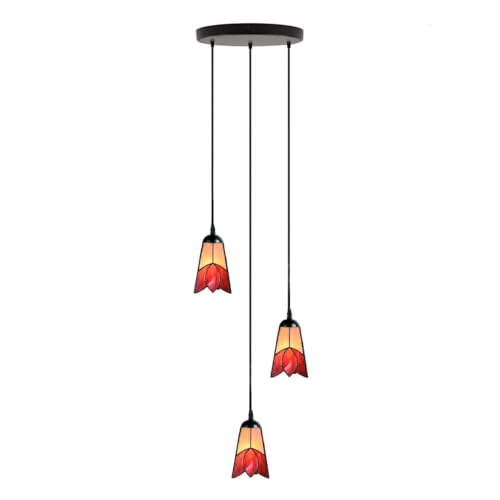 Lustre Tiffany Fleur de Vanneau suspension Art Deco Kievitsbloem 3