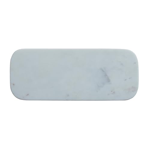 Bloomingville Marble Footed Serving Pedestal, White by Bloomingville - Image 2
