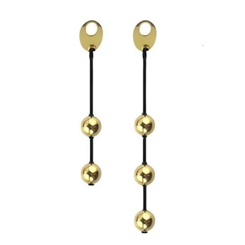 GAOSJX La Couleur Or du métal ne Rouille Pas Facilement(Two Golden Beads) – vue 3
