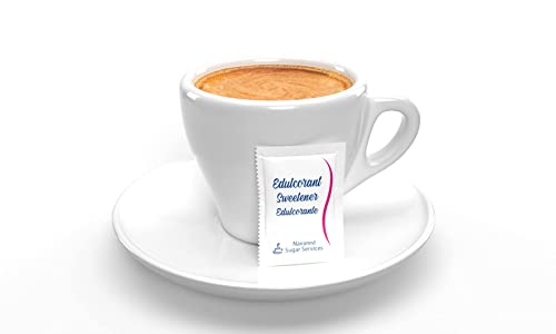 Edulcorante granulado de Mesa en sobres individuales. Expositor de 500 ud. de 0,5 g. Envase protector de Polipropileno 100% reciclable