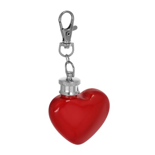 UPKOCH Mini Petaca Corazón Inoxidable para Alcohol Botella Portátil Diseño de para Camping y para Especiales
