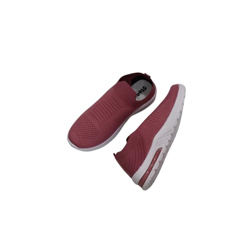 Image of Gurukrupa Enterprise | Sneaker Shoes | Stylish, Trendy, Comfortable & Lightweight | Casual Soft Modern Fashion Footwear | Sports & Walking Gym Running Shoes for Women & Girls-Pink