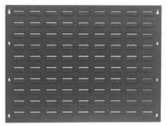 Global Industrial Steel Louvered Wall Panel Without Bins, 27x21 - Lot of 2