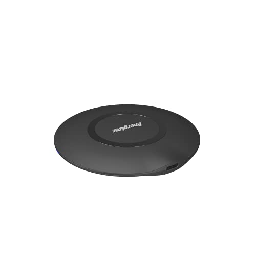 Image of Energizer WCP-105 15W Wireless Charging Pad with Non-Slip Design, Fast Charge for Qi-Compatible Devices, 7.5W for iPhone, 10W for Android, 15W for Huawei, Samsung, LG & More