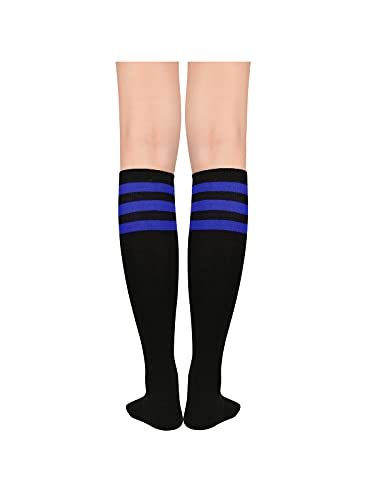 Image of Century Star Knee High Socks for Women Long Tube Socks with Stripes | Soft, Skin Friendly And Stretchy, Vibrant Colors Perfect For Daily Wear, Sports, Halloween And Christmas