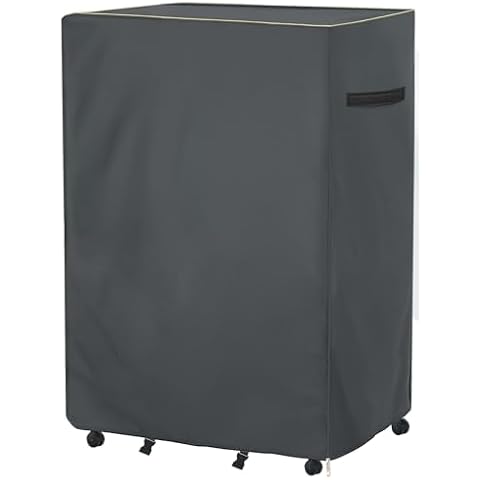 Dalema Rollaway Bed Storage Cover,Heavy Duty Waterproof Universal Folding Bed Storage Cover with Zipper for Single Cot Size 31-Inch Folding Bed.(32.5" L x 14" W x 44" H,Grey) Cover