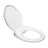 GenieBidet [ELONGATED] Bidet Attachment for Toilet Seat | Self Cleaning Dual Nozzles, Rear & Feminin