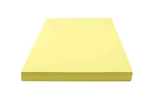 House of Card & Paper A2 210 GSM Coloured Card - Yellow (Pack of 25 Sheets), A2 Size 420 x594mm - Image 4