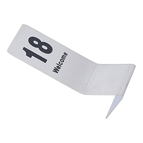 Stand de numéro de table Eujgoov anti-basculement pour signalisation stable - 5
