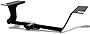 Class 1 I Black 1.25' Rear Bumper Trailer Tow Hitch Towing Mount Receiver Tube for 11-14 Sonata / for 11-15 Optima