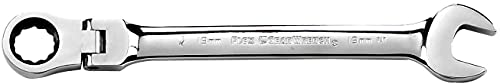 GEARWRENCH 12 Pt. Flex Head Ratcheting Combination Wrench, 16mm - 9916D