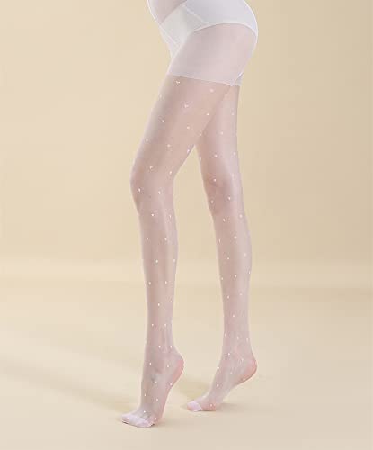 Image of Cute Patterned Pantyhose Tights for Women Valentine's Day