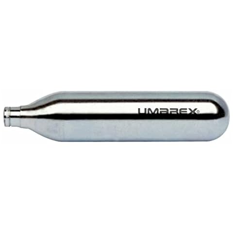 Umarex Unisex's C1250 12gram Airgun Cartridge 50 Pack-12 Gram Powerlets Bulbs Suits All Popular Co2 Pellet and BB Guns Crosman, Gamo and Swith Wesson, etc, Silver, 12g Cover