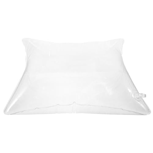 JEWEDECO Inflatable Camping Pillow Insert Transparent Travel Cushion Portable Outdoor Pillow for Camping Travel and Home Use Space-Saving and Easy to Carry Breathable and Supportive Design