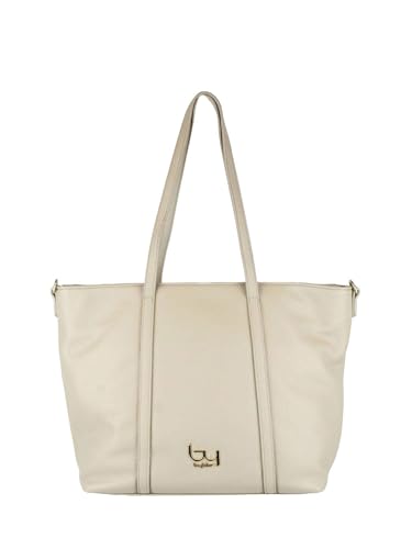 Shopper beige avec bandoulière pour femme grand sac cabas épaule main