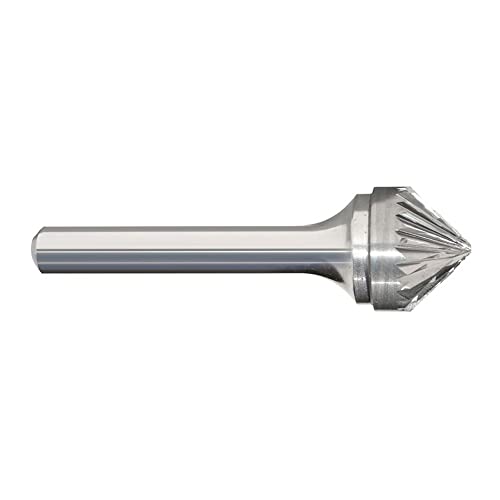 Fresa cono 90 grados 1/4 pulg punta única