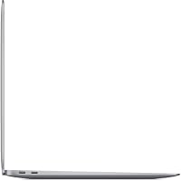 Apple Macbook 2020 Air mit Apple M1 Chip (13-Zoll, 8GB RAM, 256GB SSD Kapazität) (QWERTZ German) Space Grau (Generalüberholt) – Ansicht 3