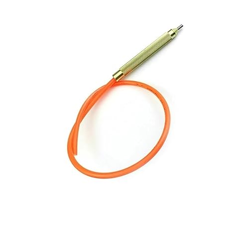 WENWENLEE Dental Laboratory sandblasting Machine Spare Parts sandblasting Machine Brass Handle Pen Tungsten Steel Nozzle Tool with 40 cm Silicone Tube(3 Sets)