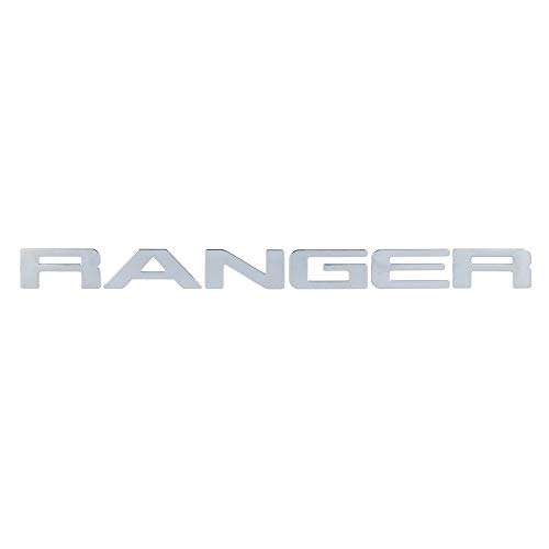 Ranger logo carta 3d parte superior de la parrilla emblema formato original abs pegatina cromo decoración con pegamento