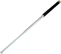 Bastão Retratil Tatico Tonfa Cassetete Defesa Pessoal Aço Carbono Super Reforçado