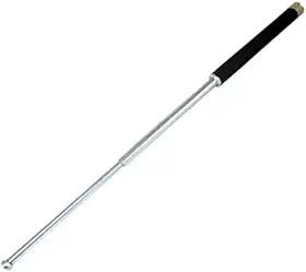 Bastão Retratil Tatico Tonfa Cassetete Defesa Pessoal Aço Carbono Super Reforçado