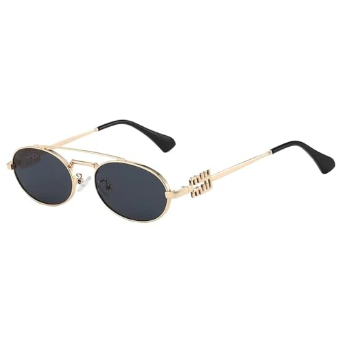 Retro Sunglasses for Men and Women Fashion Small Frame Decorative Sunglasses (Color : B, Size : 1)