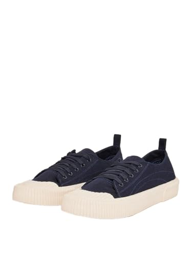 Image of Styli Men Canvas Lace-Up Casual Shoes | Round Toe Sneakers | Cushioned Footbed| Comfortable Everyday Wear Footwear for Casual, Travel & Outdoor Use