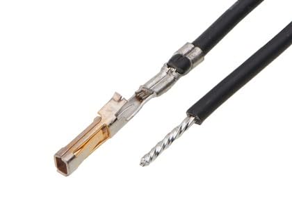 Molex/Waldom, 219681-1212, Cable Assembly UL 11028 Hook-Up 0.15m 26AWGCrimp Terminal 1 POS FCrimp SL Bag (186 Item/s)