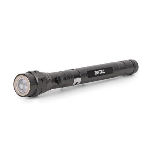 Entac Lampe de poche col télescopique 1 W en aluminium