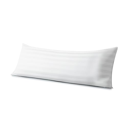 100% Egyptian Cotton Body Pillow Cover Long Pillow Case with Zipper